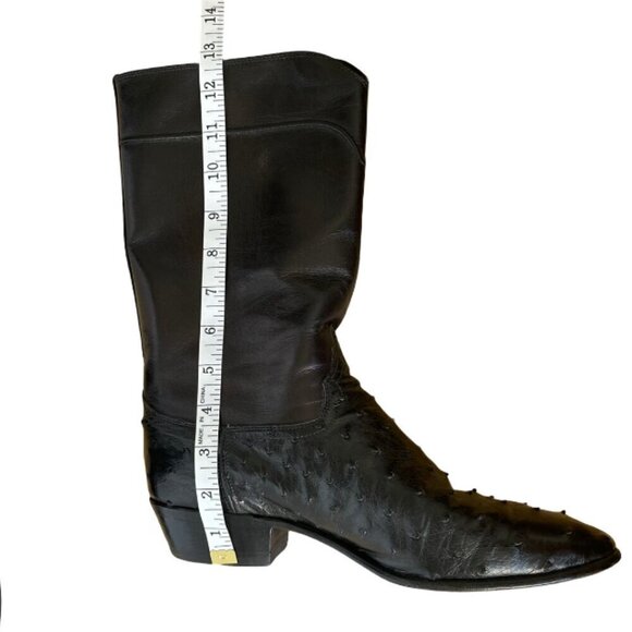 Justin Ostrich Cowboy Boots (OFFERS WELCOME) - Picture 13 of 16